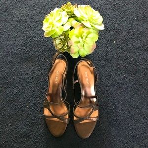 Nine West strap heels size 7.5 new